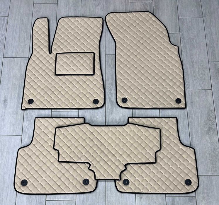 Коврики в салон Екошкіра для Ford Bronco Focus S-MAX C-MAX Edge Fiesta