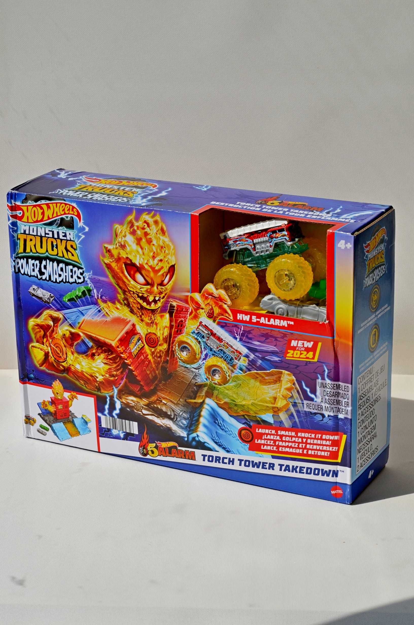 Трек пожежна Hot Wheels Monster Truck Alarm Trucks арена для стрибків