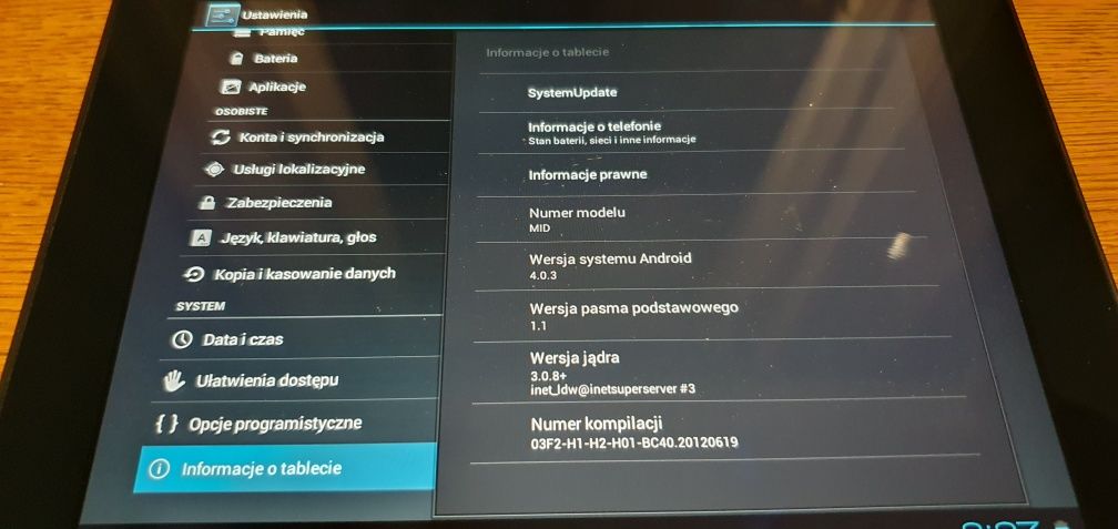 Tablet Myaudio seria 9