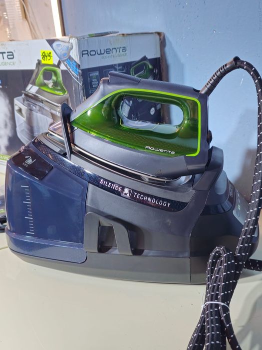 Nowa ROWENTA Silence Steam Pro Stacja Parowa 2800W 1,3L Czarny Zielony