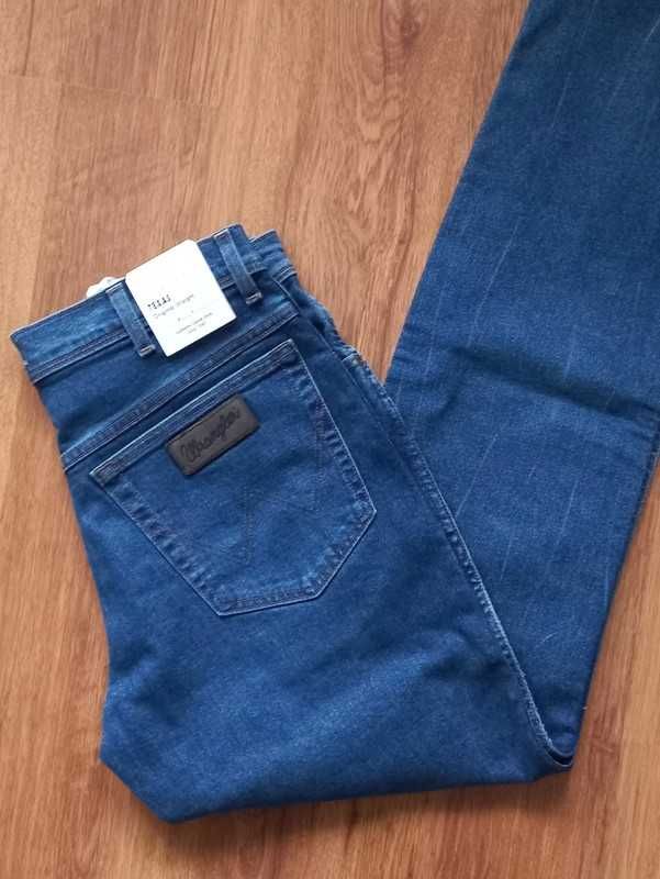 Nowe, męskie jeansy Wrangler. Texas, rozmiar 32 / 34