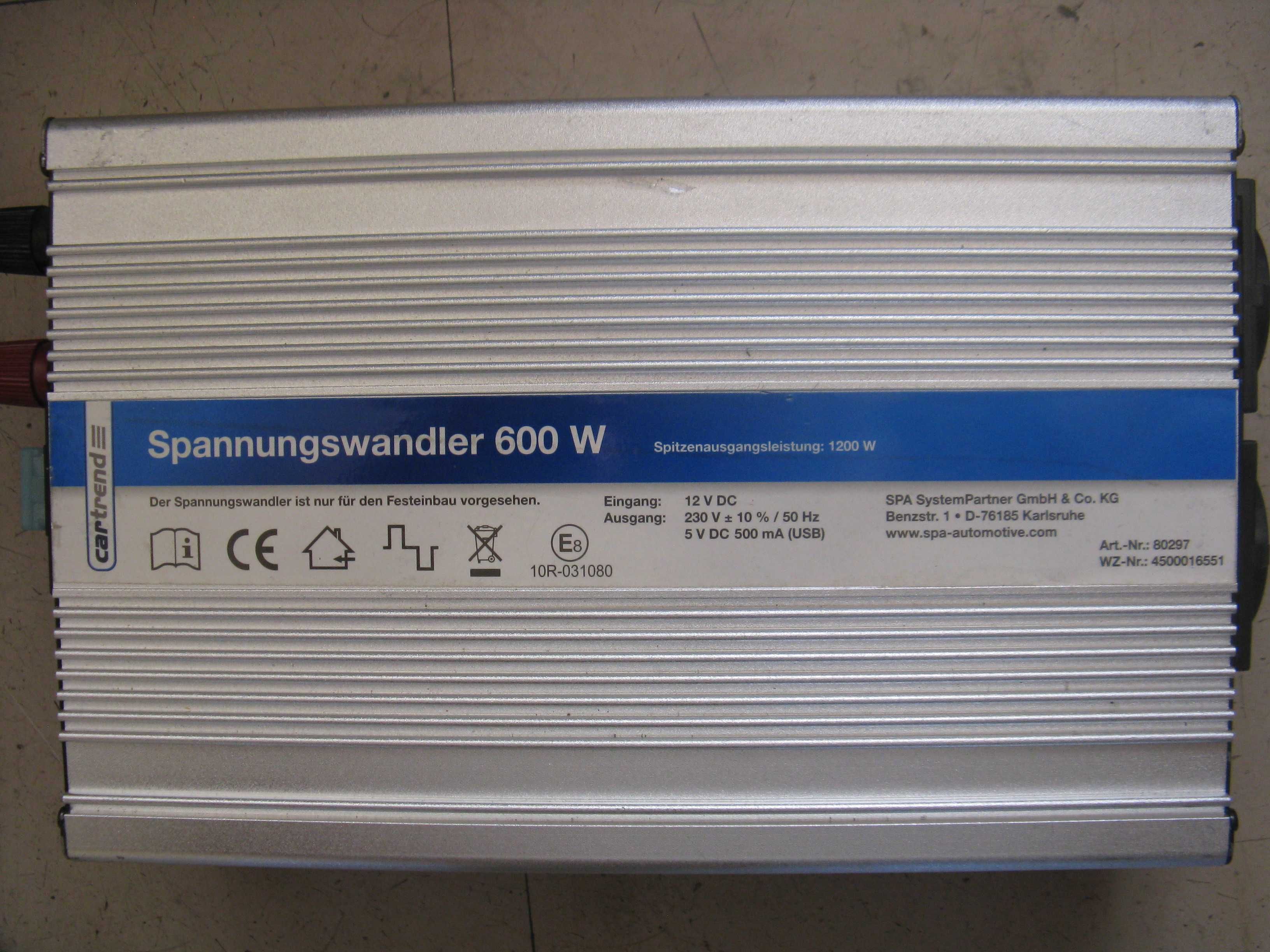 Przetwornica inwerter 12V/230V