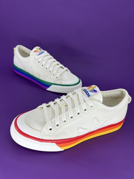 Кросівки 40,5р.25,5см.Adidas Nizza Pride 2019 EF2319 NWOB Rainbow
