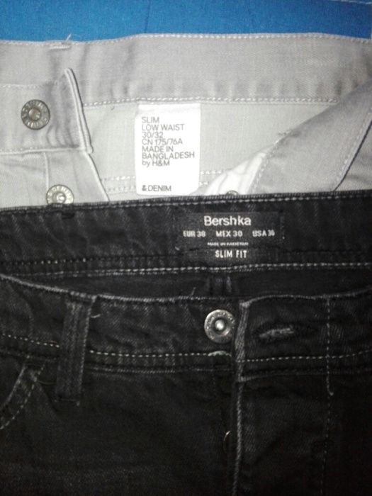 Calça ganga modelo Slim