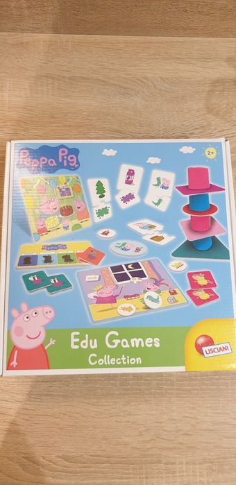 Lisciani świnka peppa pig  gry puzzle 2+