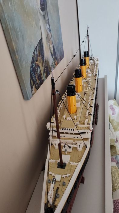 Titanic z klocków (lepin, jie star)