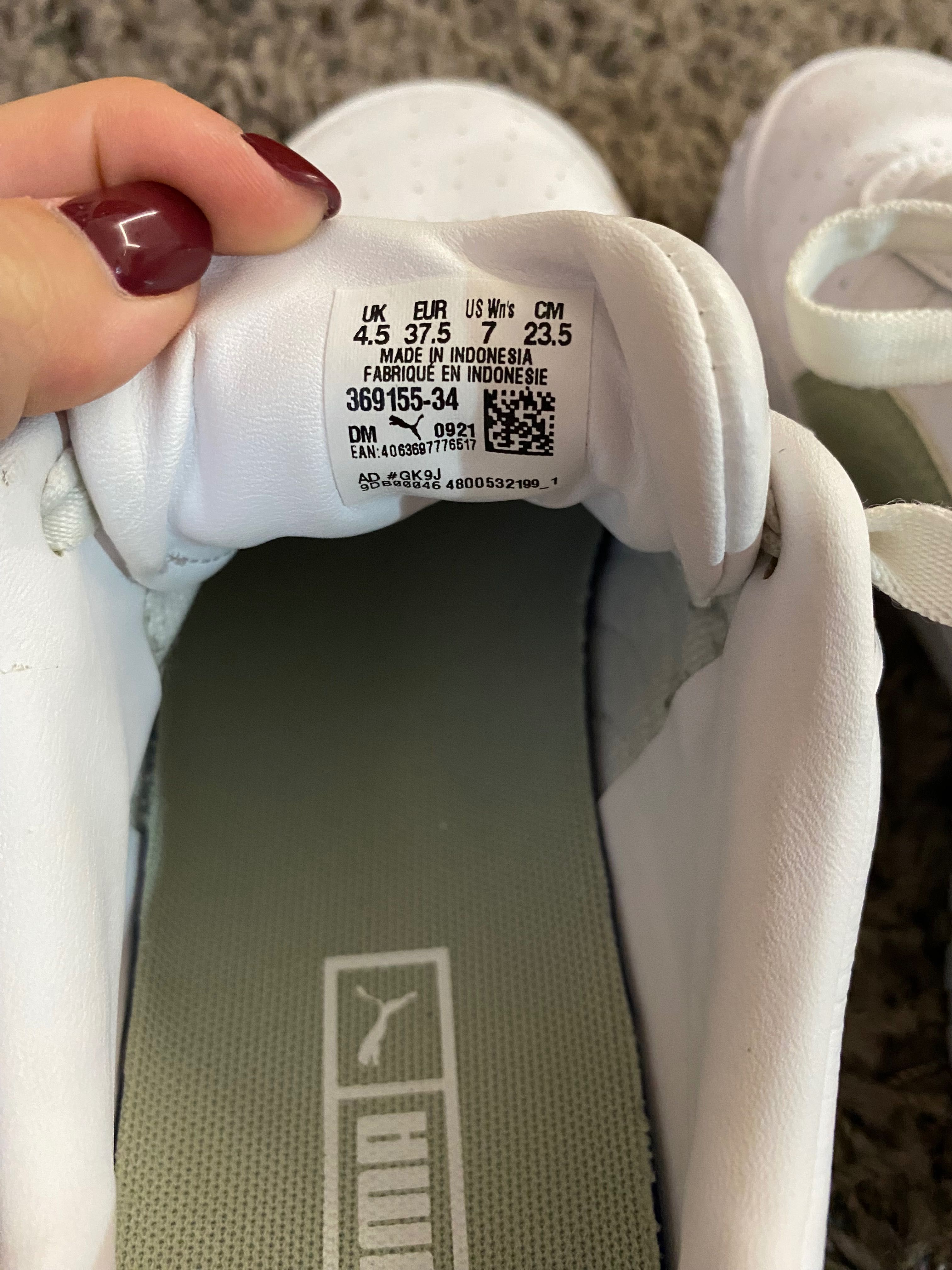 Ténis Puma Cali "White Desert Sage"
