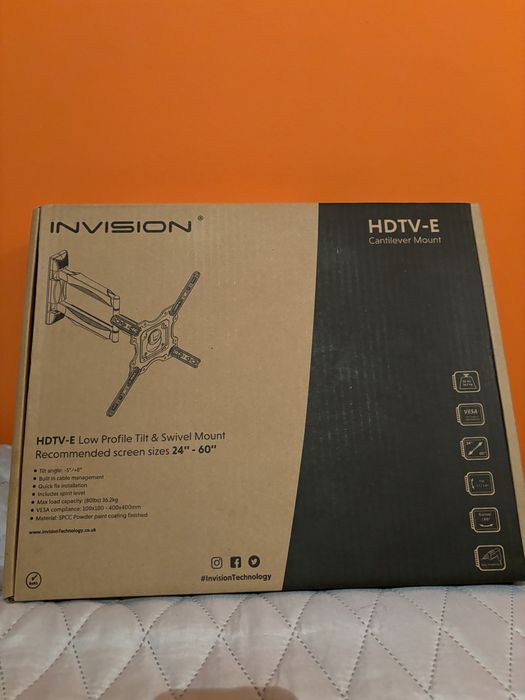 Suporte parede TV 24’’-60’’ novo e selado