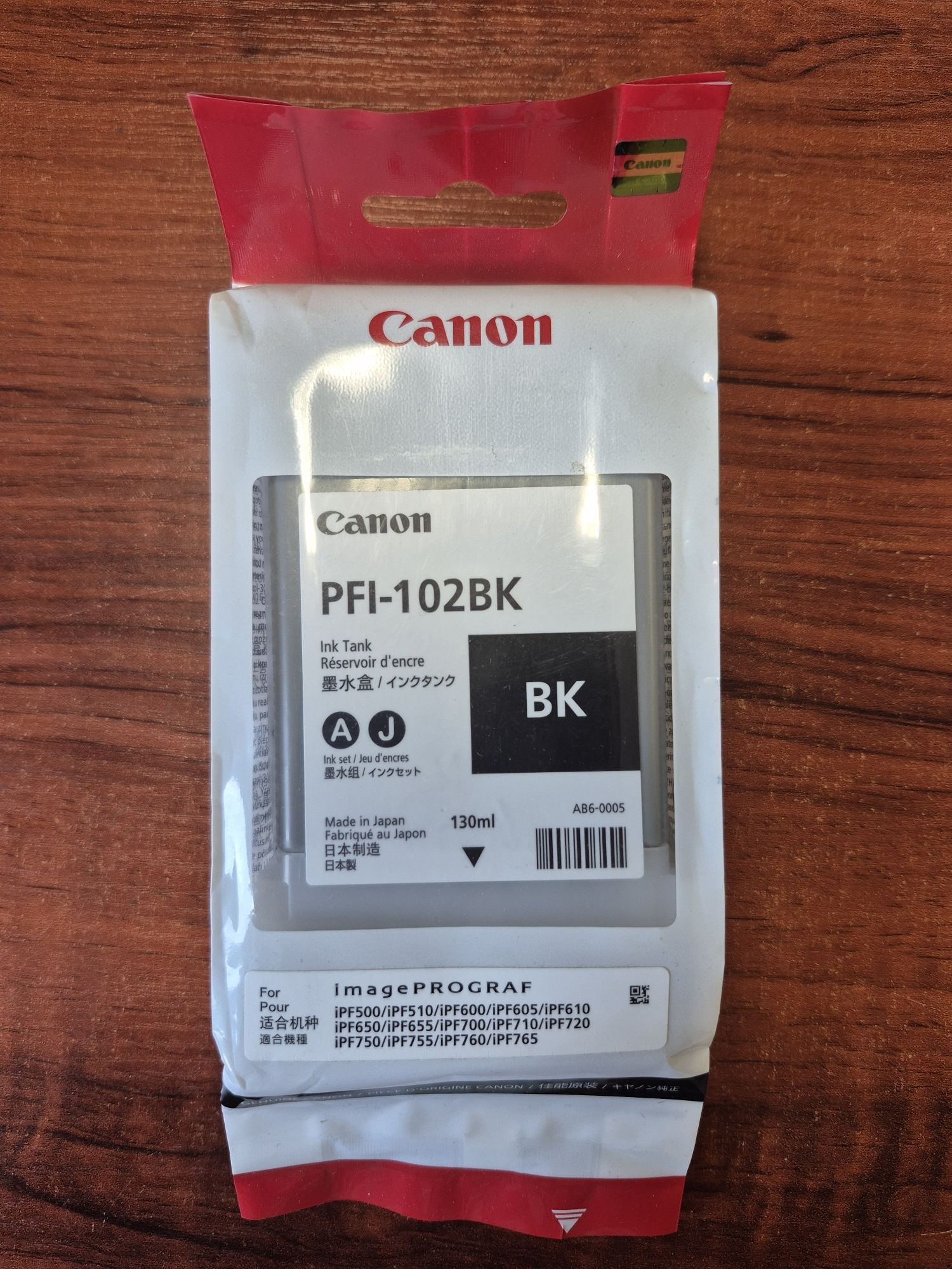 Canon PFI-102BK Tusz  0895B001 Imageprograf IPF750