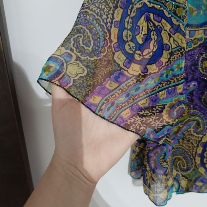 Koszula damska rozmiar XXL rękaw 3/4 pięknie mieniąca się nowa koperto