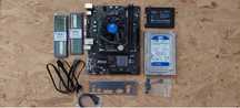 Материнська плата,процесор,оперативная пам"ять,ssd,hdd