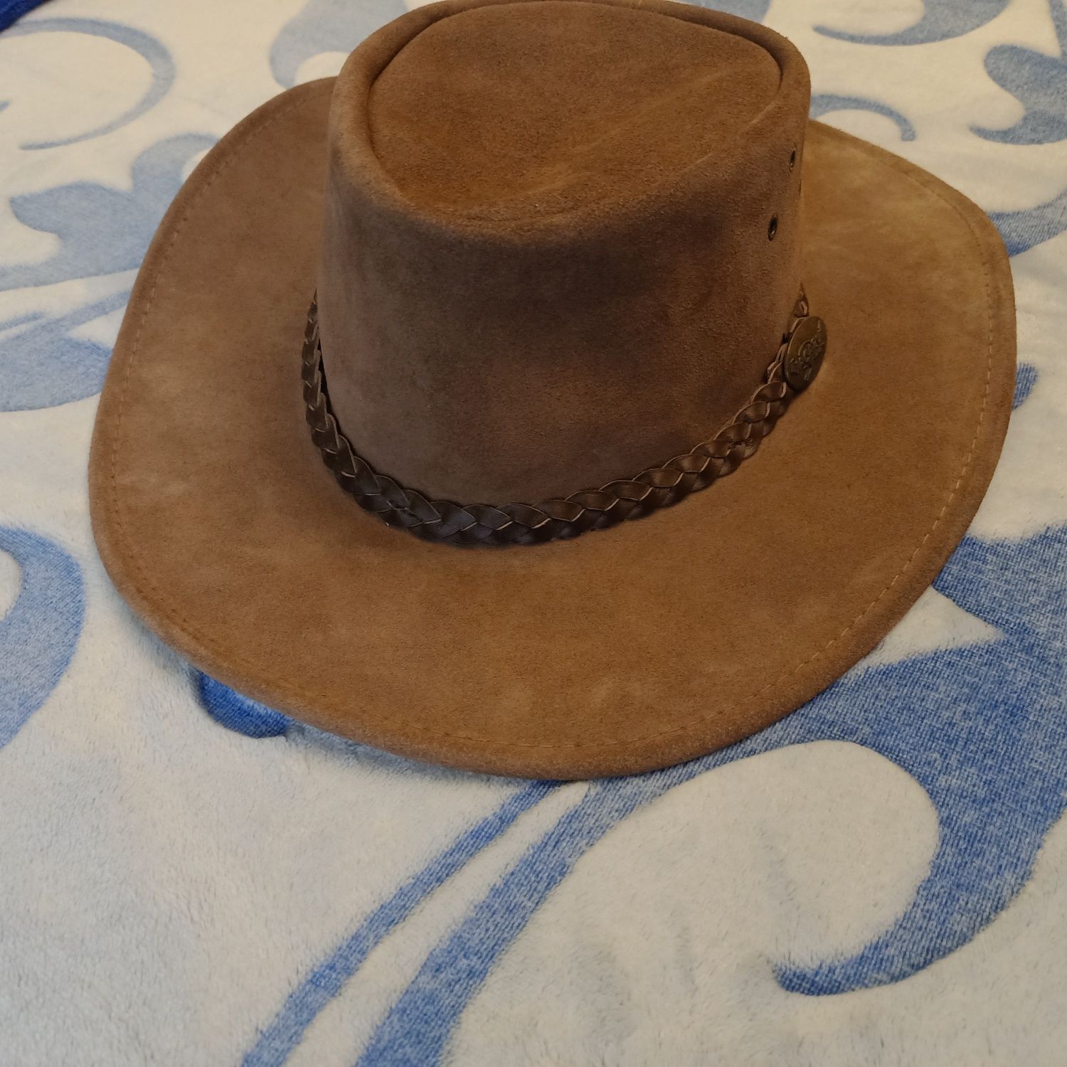 Kapelusz JACARU , styl Wallaroo Suede . Australia. Rozmiar 58