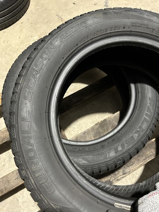 185/60R15 Falken Euro All Season 2шт всесезонні 2020рік