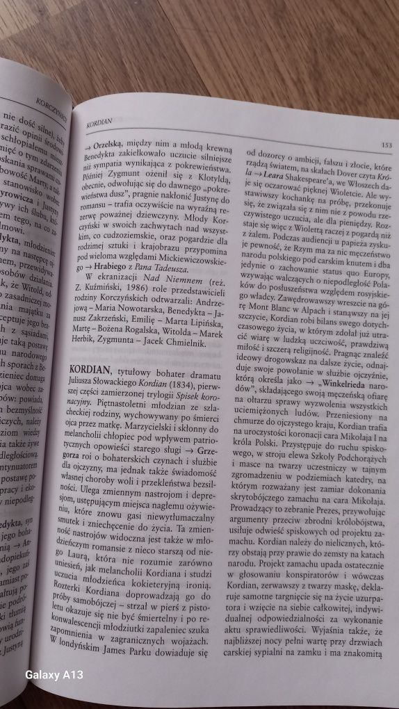 Książka słownik postaci literackich Andrzej Z. Makowiecki