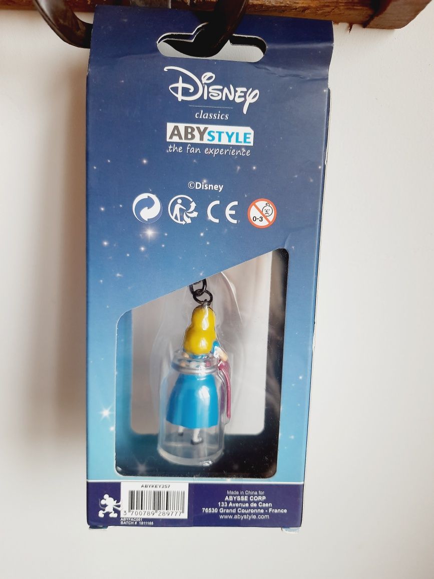 Disney nowy Brelok do kluczy 3D Alicja w krainie Alice in the bottle