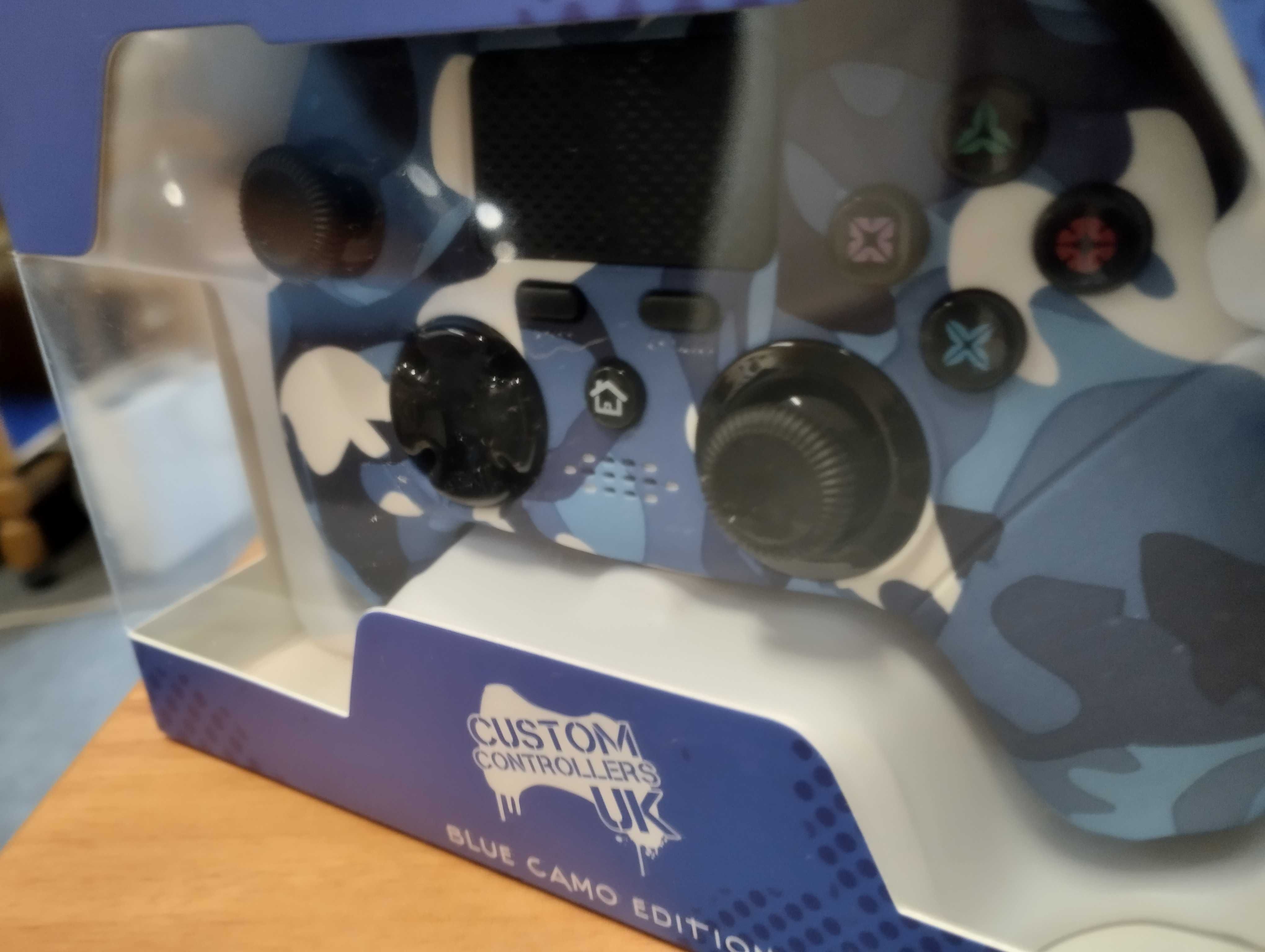 kontroler PS4 blue camo edition