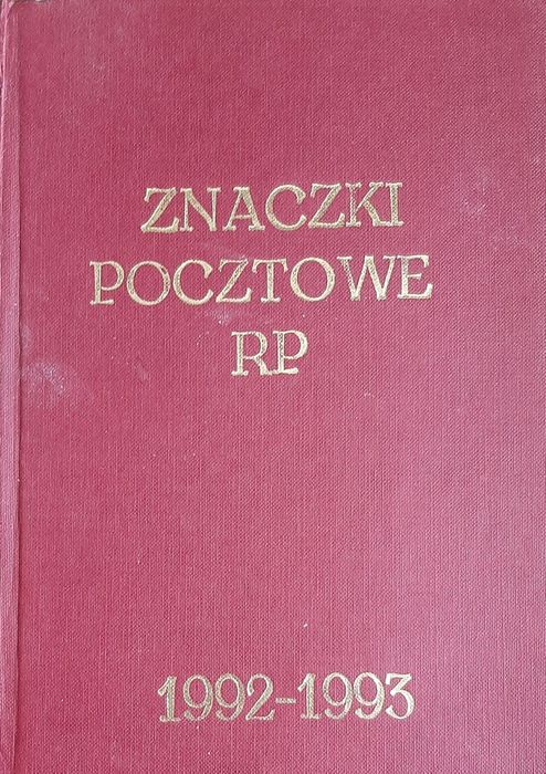 Jubileuszowy klaser ze znaczkami czystymi 1992#1993