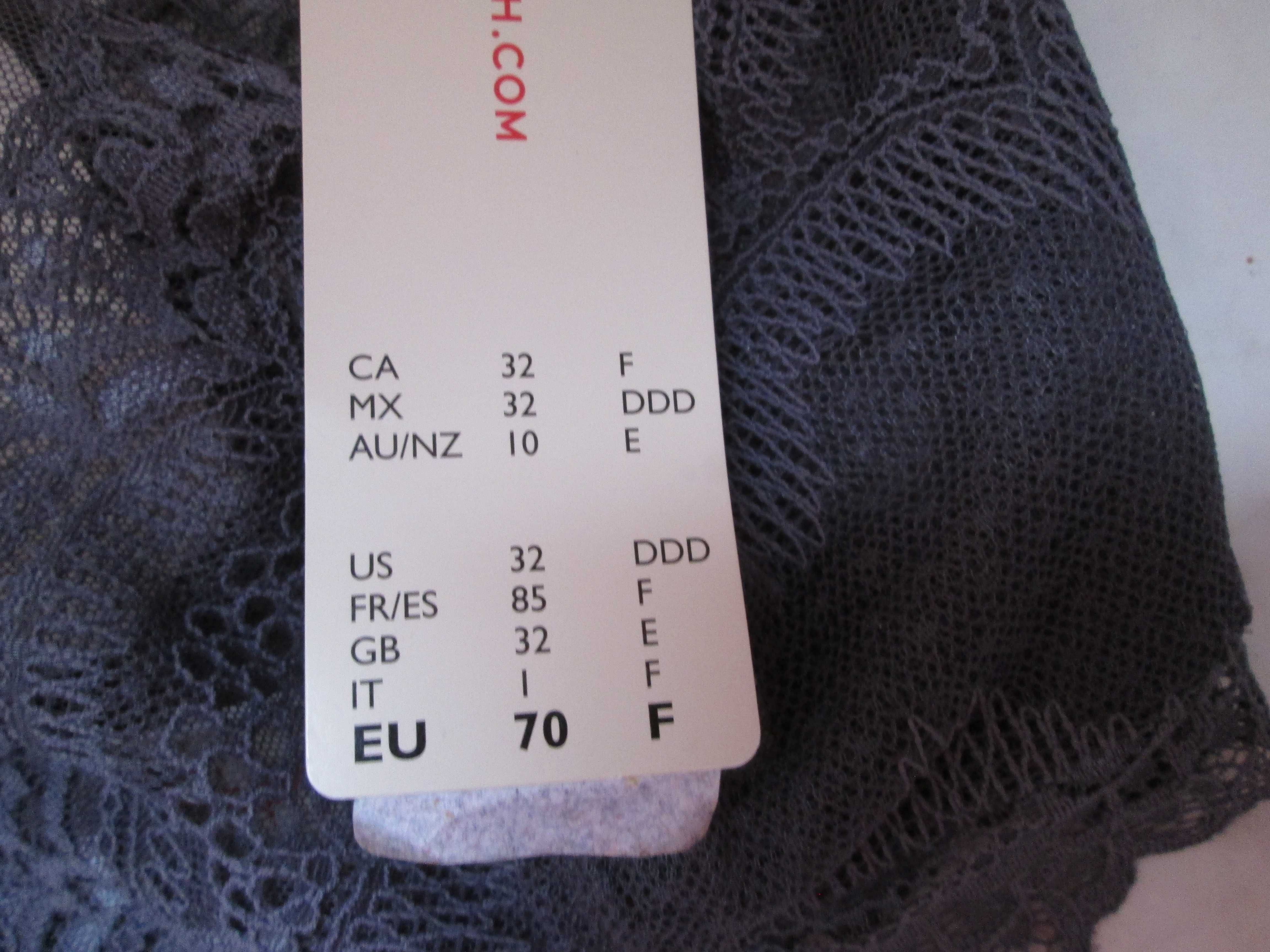 Triumph Beauty Full Darling biustonosz koronkowy fiszbiny 70F nowy