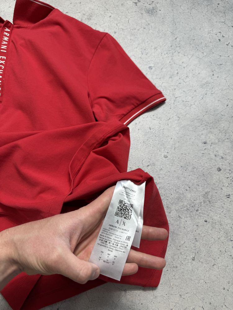 Мужская Футболка Поло Armani Exchange Оригинал Идеал Размер S-M