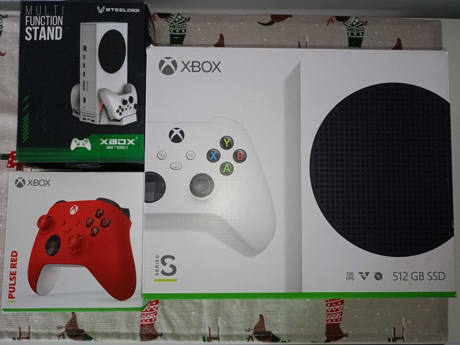 Konsola Xbox Series S 512gb + 2 Pady + Podstawka chłodząca