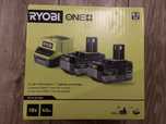 Zestaw 2x 4Ah ryobi ładowarka akumulator bateria ryobi