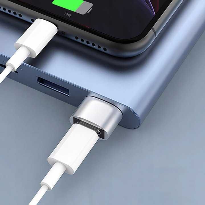 Przejściówka ADAPTER Otg USB-A do USB-C do LAPTOPA, Ładowarki TELEFONU
