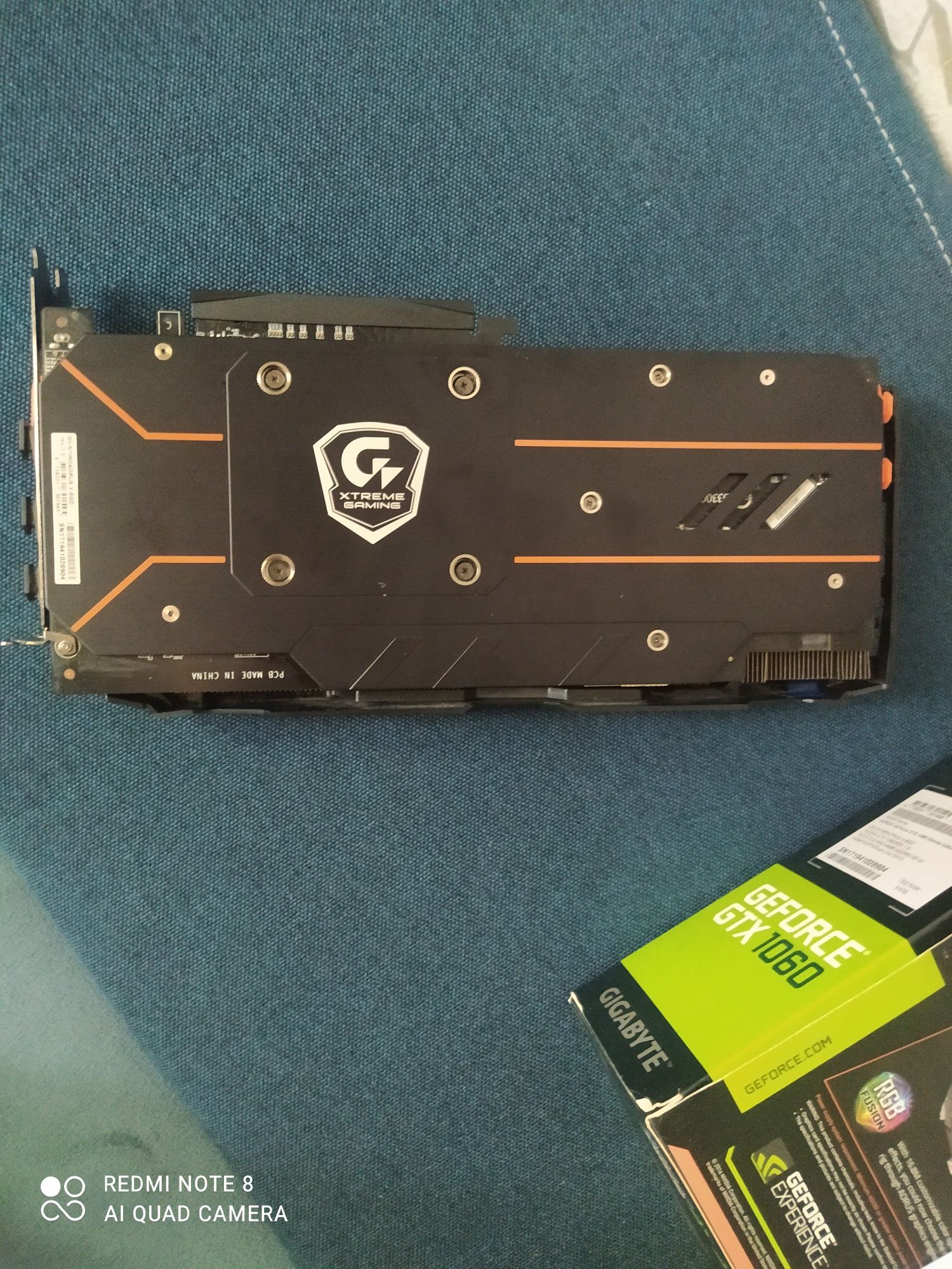 Продам видеокарта gtx 1060 на 6gb aourus gigabyte