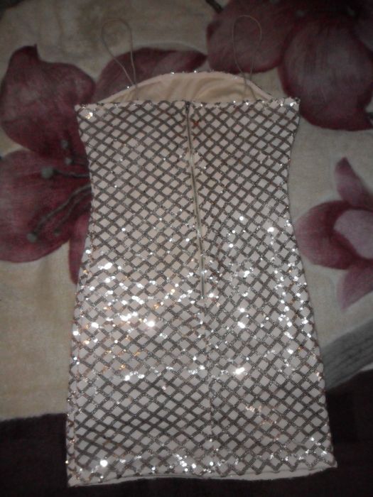 Шикарна блискуча сукня 42 р, платье пайетки