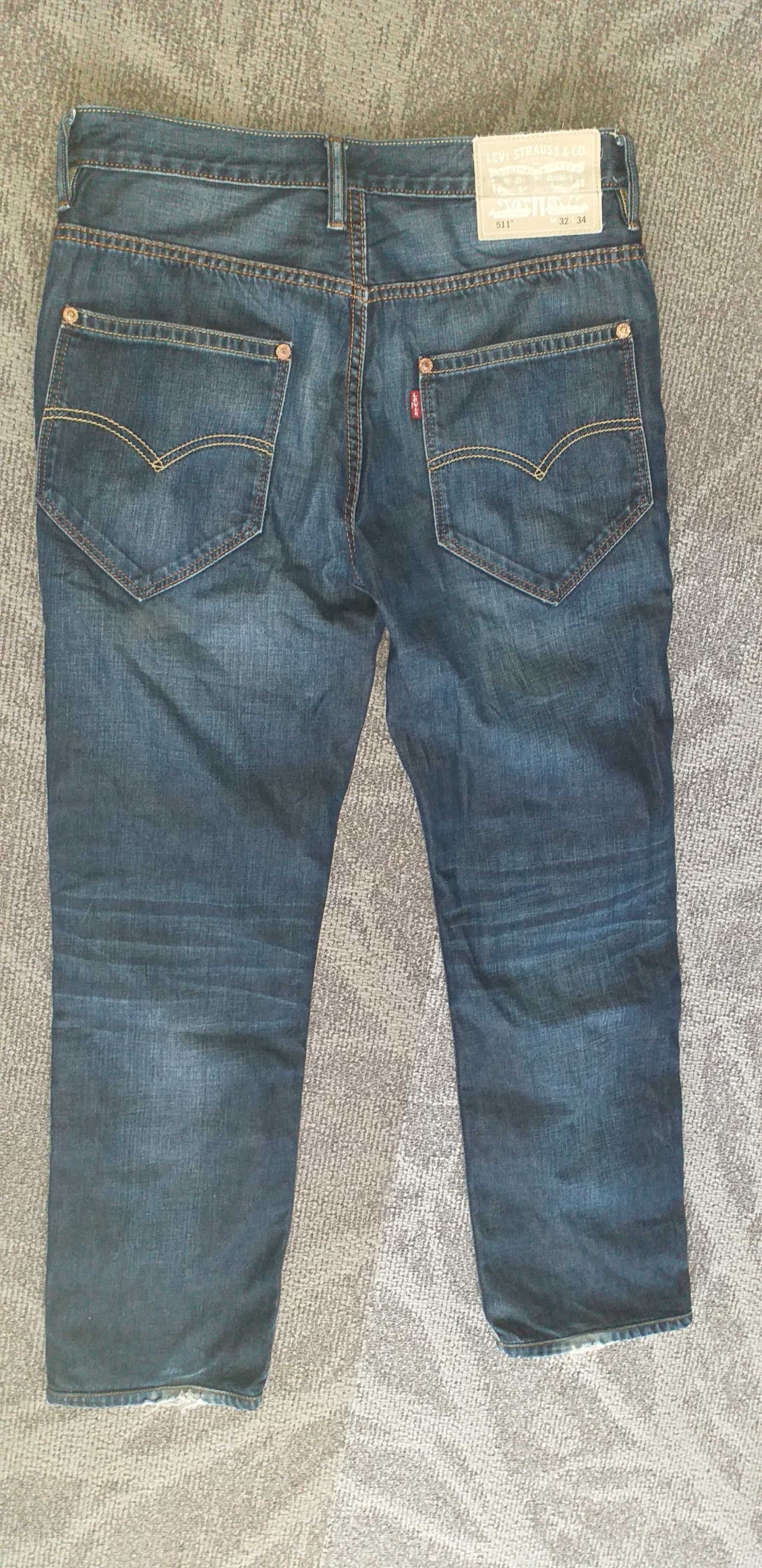 Levis 511 Spodnie jeans męskie roz W32L34