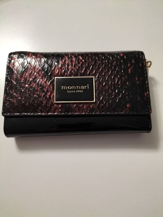 Elegancki portfel Monnari stan idealny