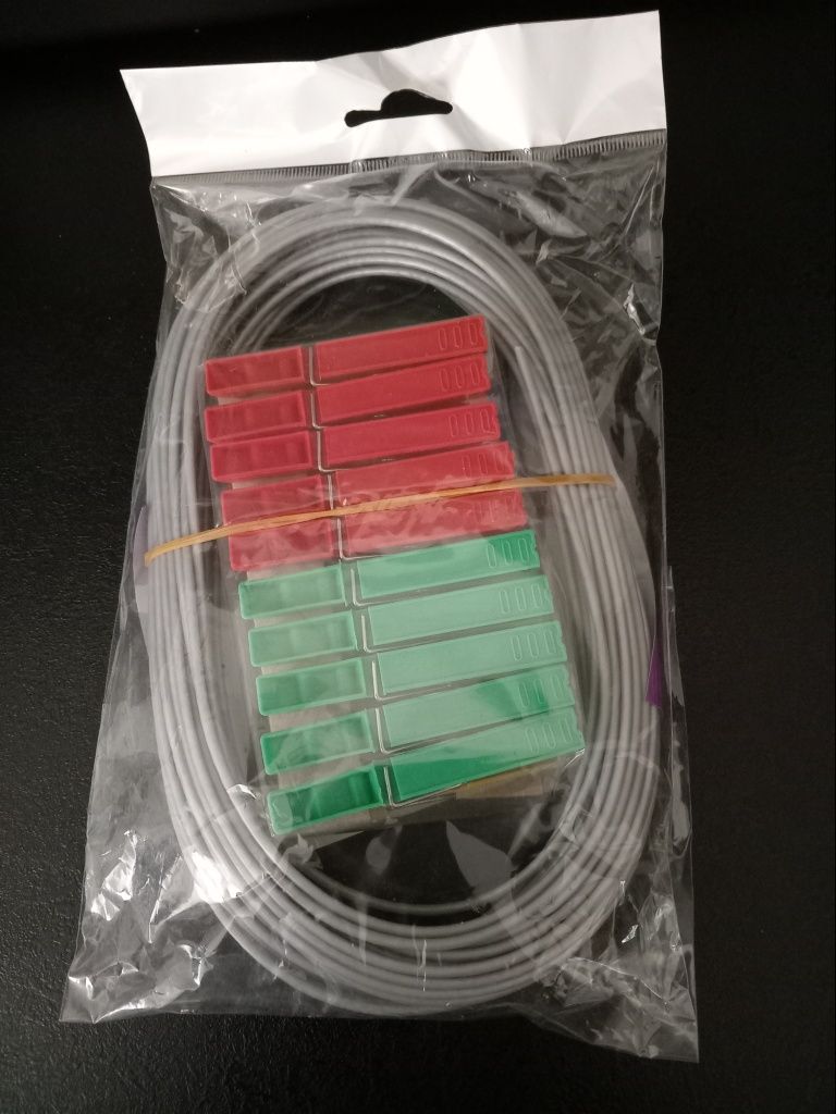 Linka 20 metrów na pranie plus klamerki w komplecie. Nowe. Mocna linka
