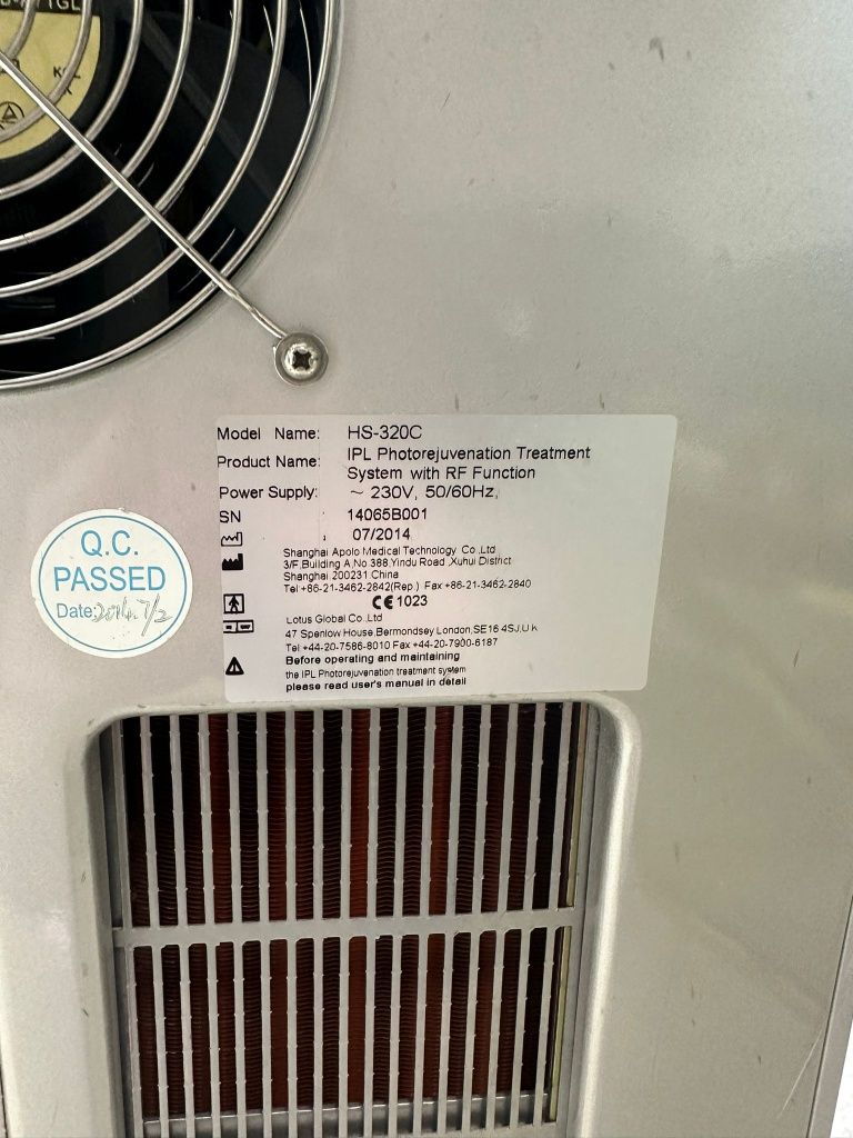 Laser ipl hs 320c depilacja odmładzanie!Szkolenie
