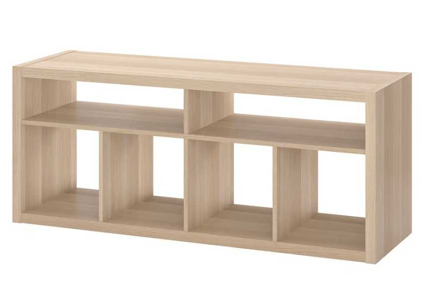Szafka pod telewizor TV Ikea KALLAX, biały dąb, Nowa,