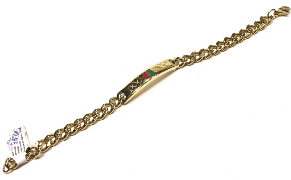 Złota męska bransoleta GUCCI•bita próba585 pozlacana ogniowo 14K 585