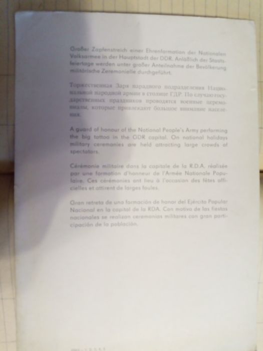 Wielka defilada honorowa Narodowej Armii Ludowej NRD – historyczna poc