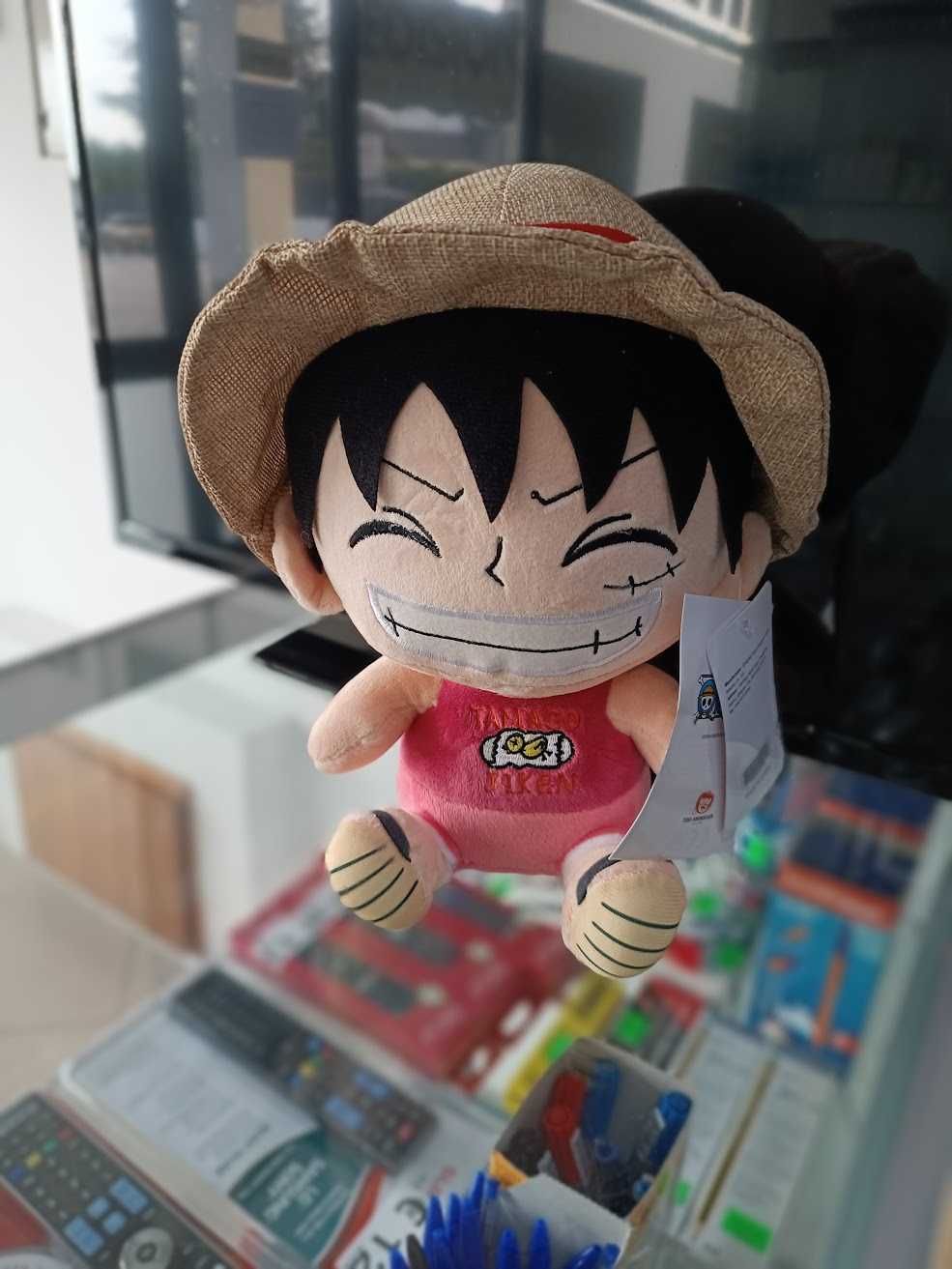 Novidade:Peluche One Piece Luffy HQ New Edition 27/25cm