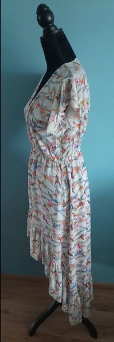 Asymetryczna letnia sukienka S/M :)