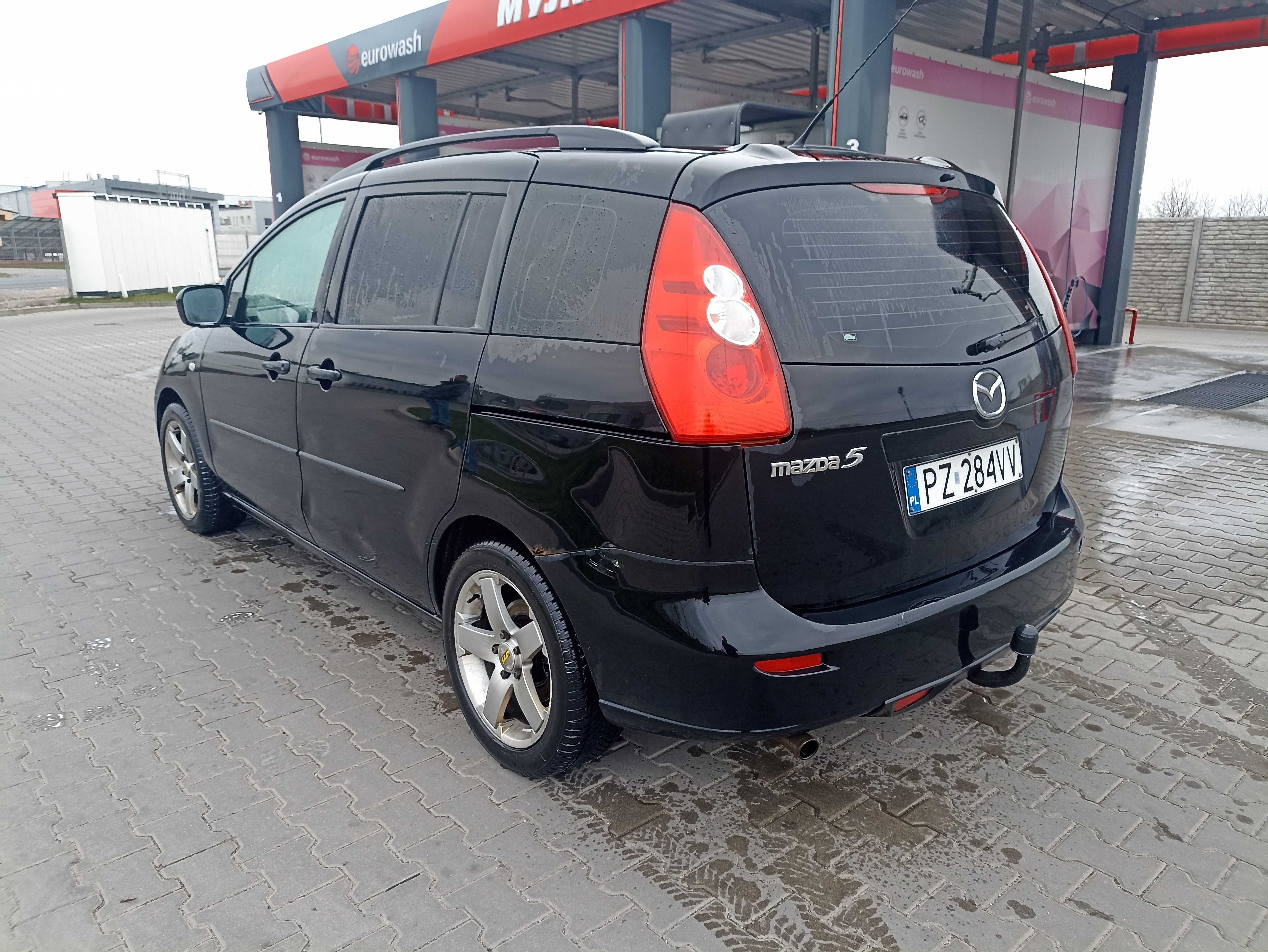 Mazda 5 2007rok, 1.8 benzyna, 194 tyś, el szyby, podgrzewane fotele