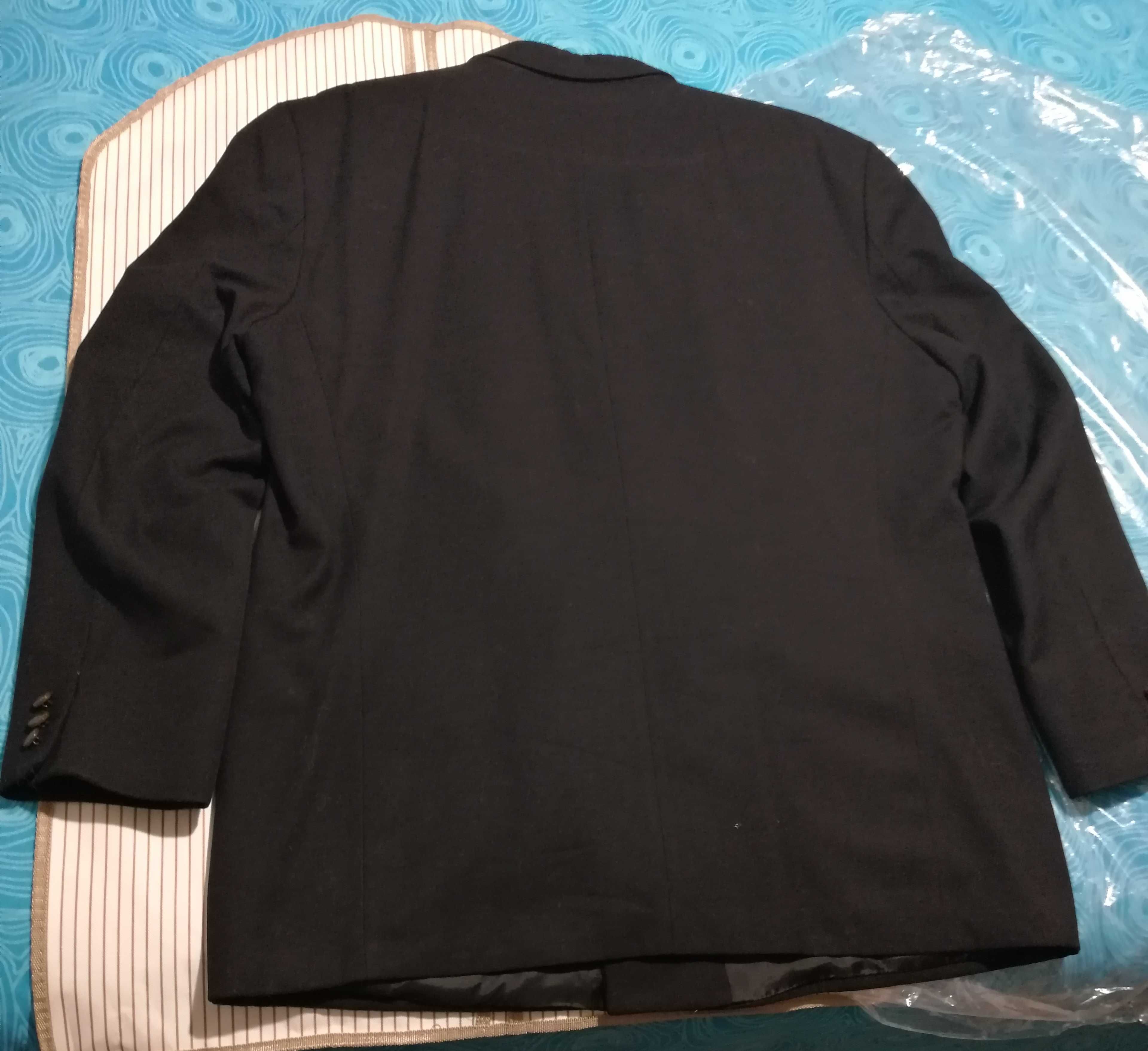 Casaco assertoado pura lã virgem OXFORD preto XL