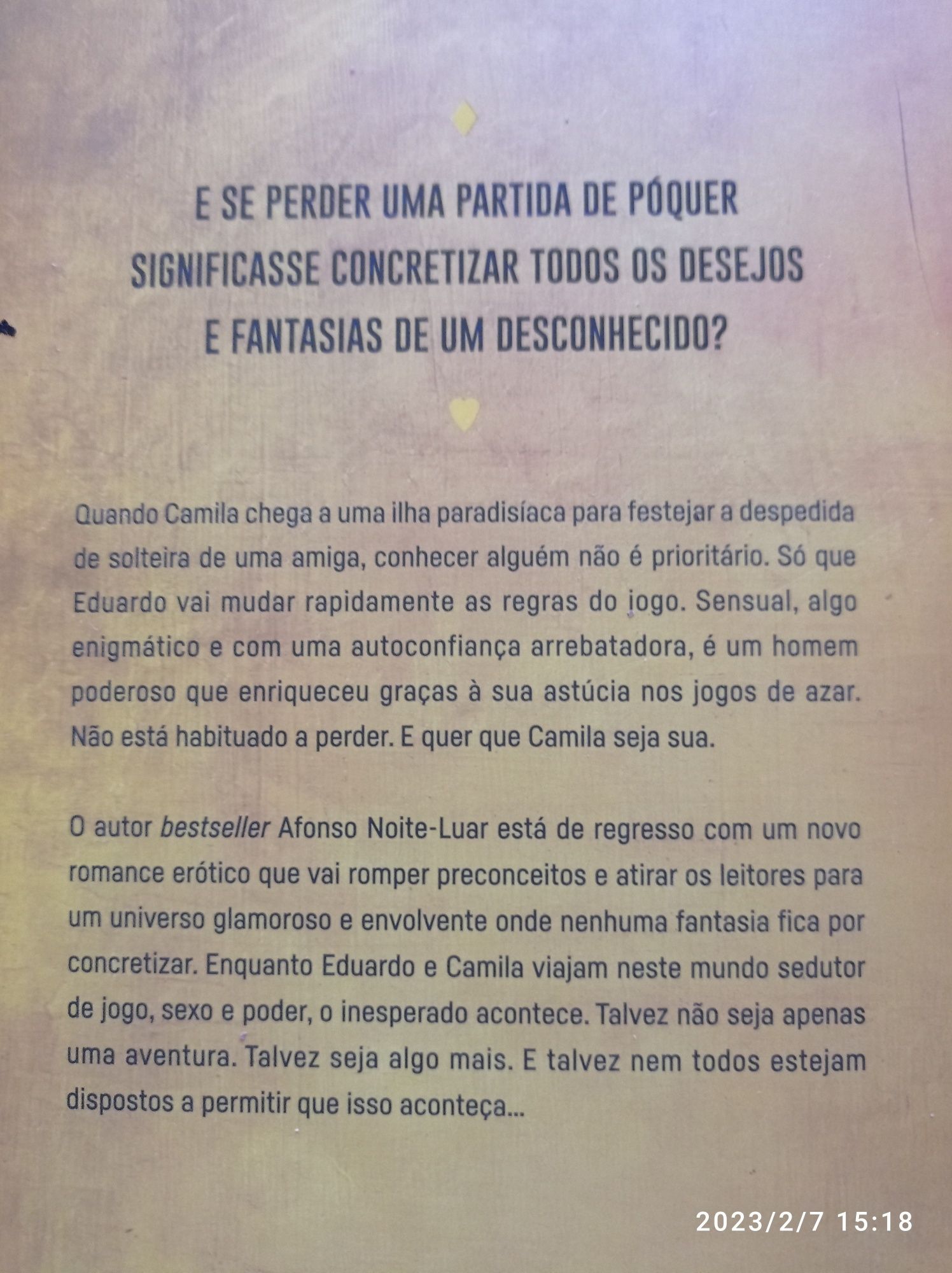 Livro erótico " Rei do Bluff"