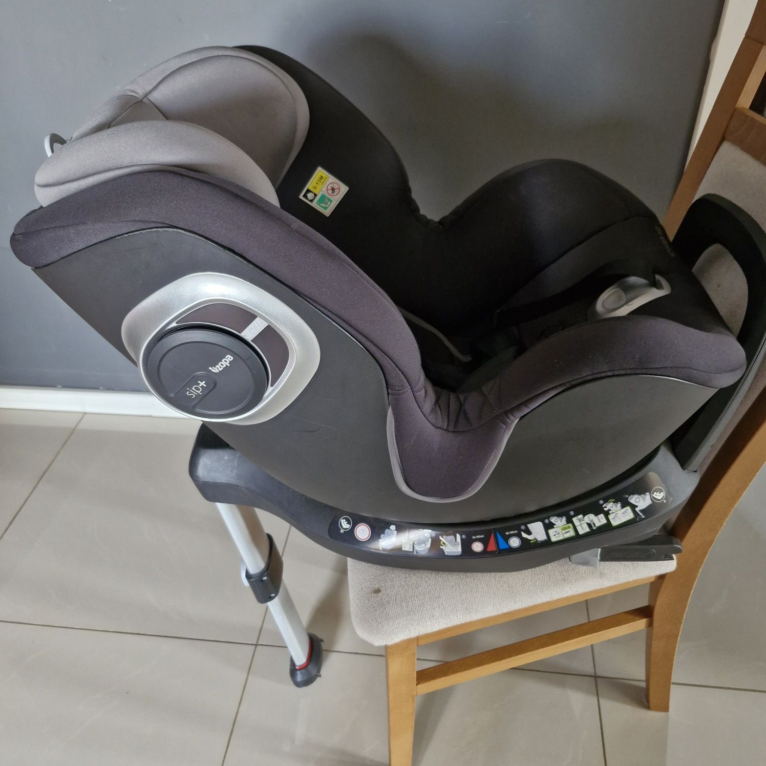 Fotelik samochodowy 0-20kg, izopa sip+ 360 stopni isofix