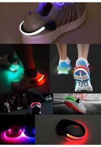 Odblaskowe światło ,opaska LED ,na buty ramię rower,