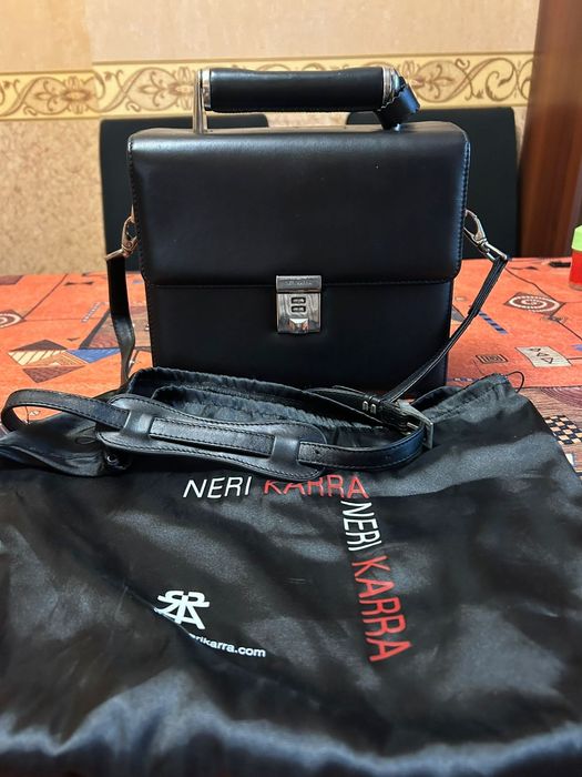 Сумки барсетки кожаные Кара