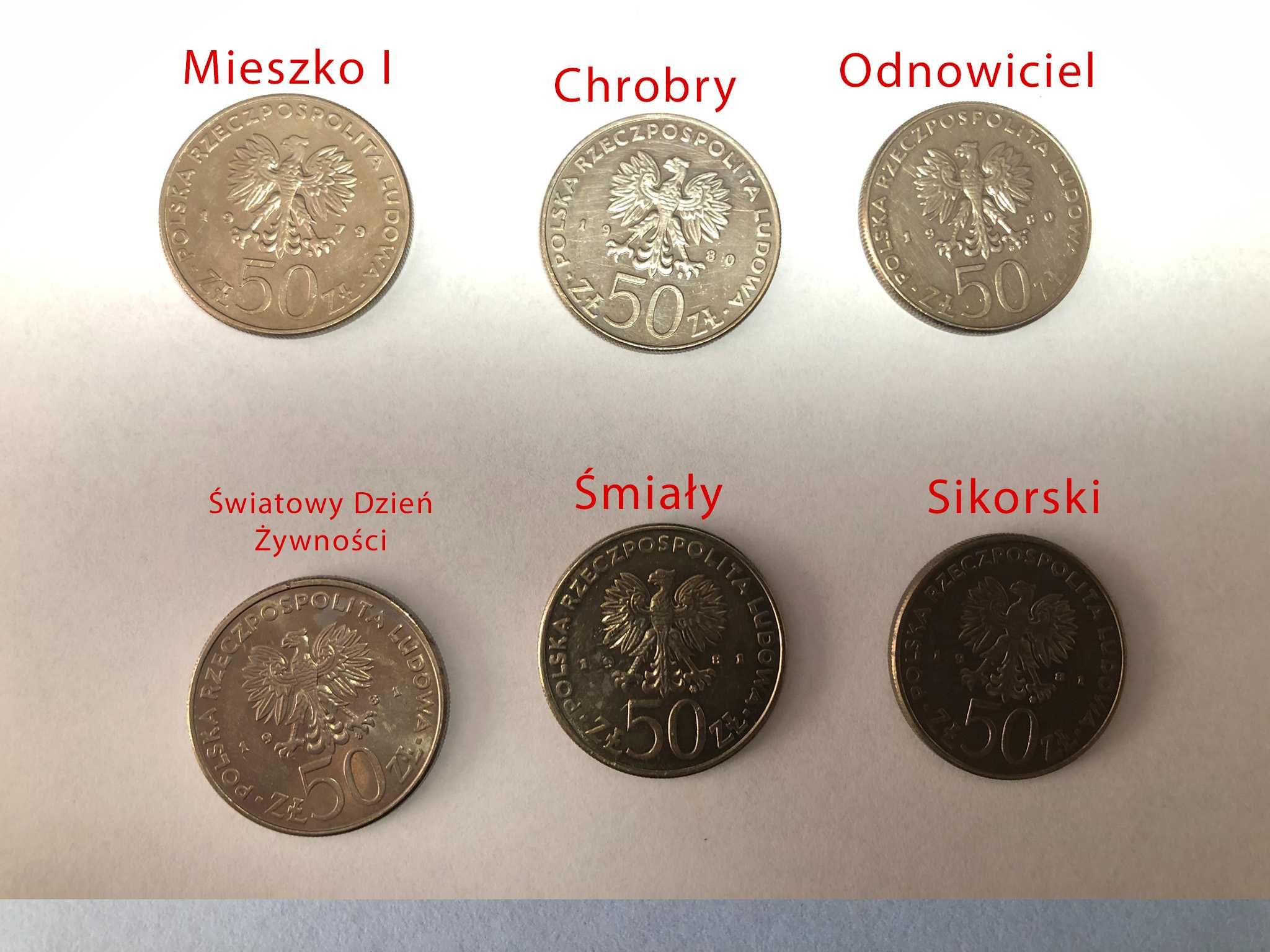 Moneta 50 zł, Bolesław I Chrobry, 1980