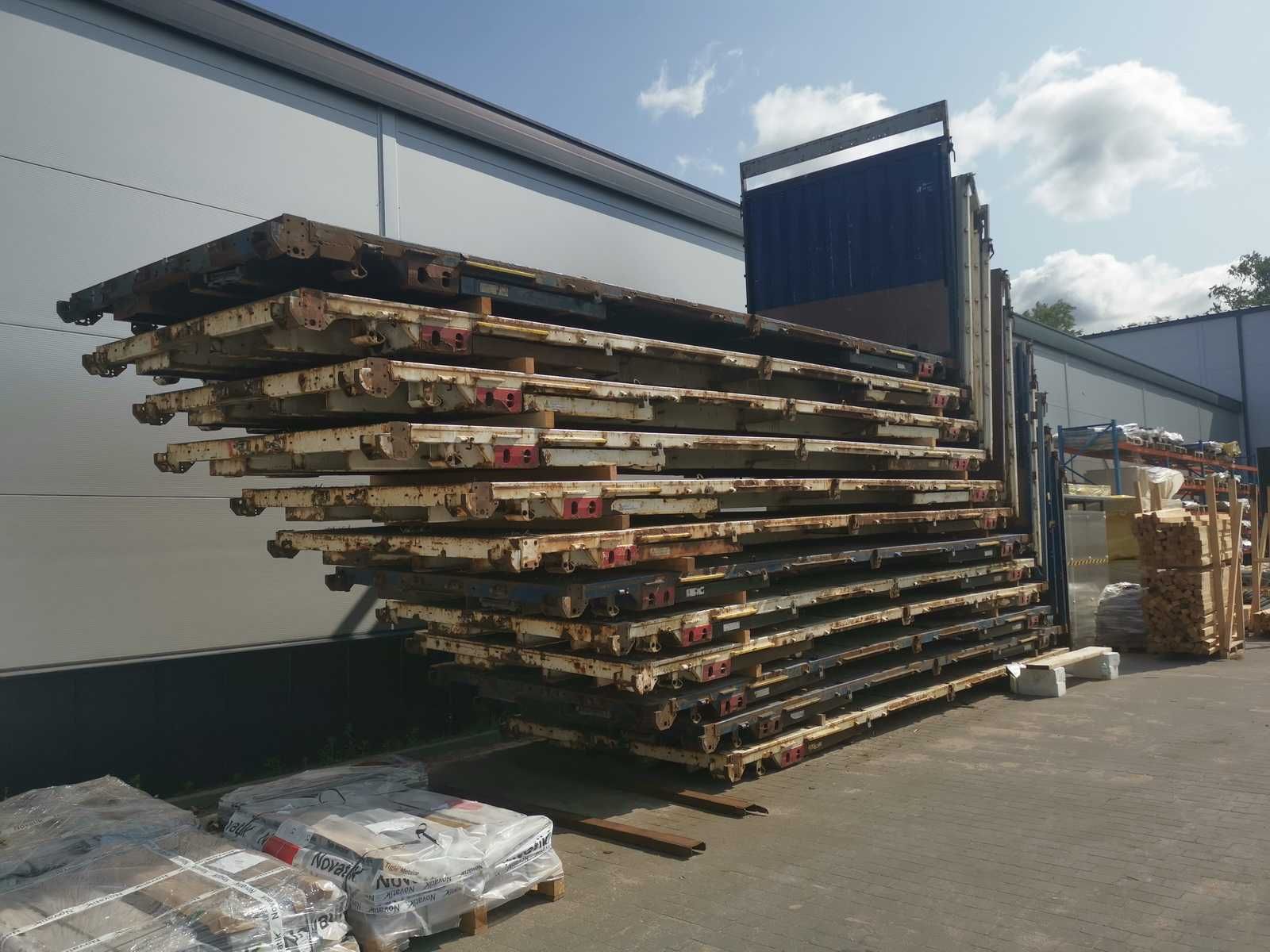 Platforma platformy zabudowa BDF 7.45 KRONE Stan BDB możliwy transport