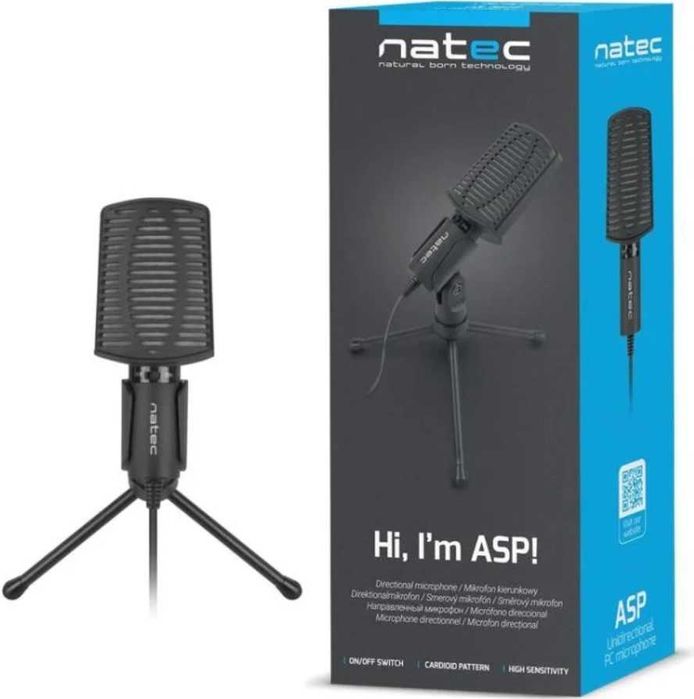 Natec NMI-1236 ASP – Prof.mikrofon dla streamerów, graczy i podcastów