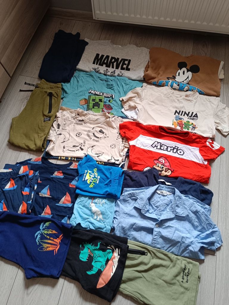 Zestaw ciuchów dla chłopca 134/140 H&M