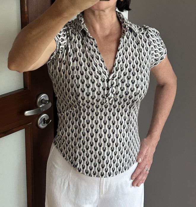 Bluzka damska Top z krotkim rękawkiem New Look 36 S