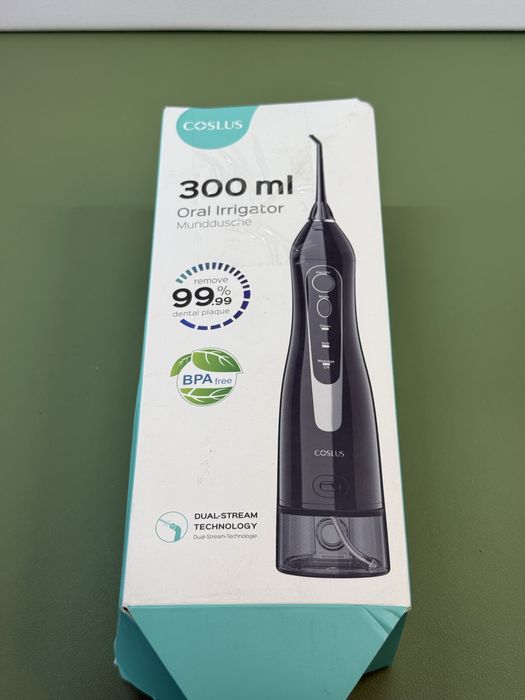Портативний водний флосер COSLUS C20, 300 мл, IPX7, USB зарядка