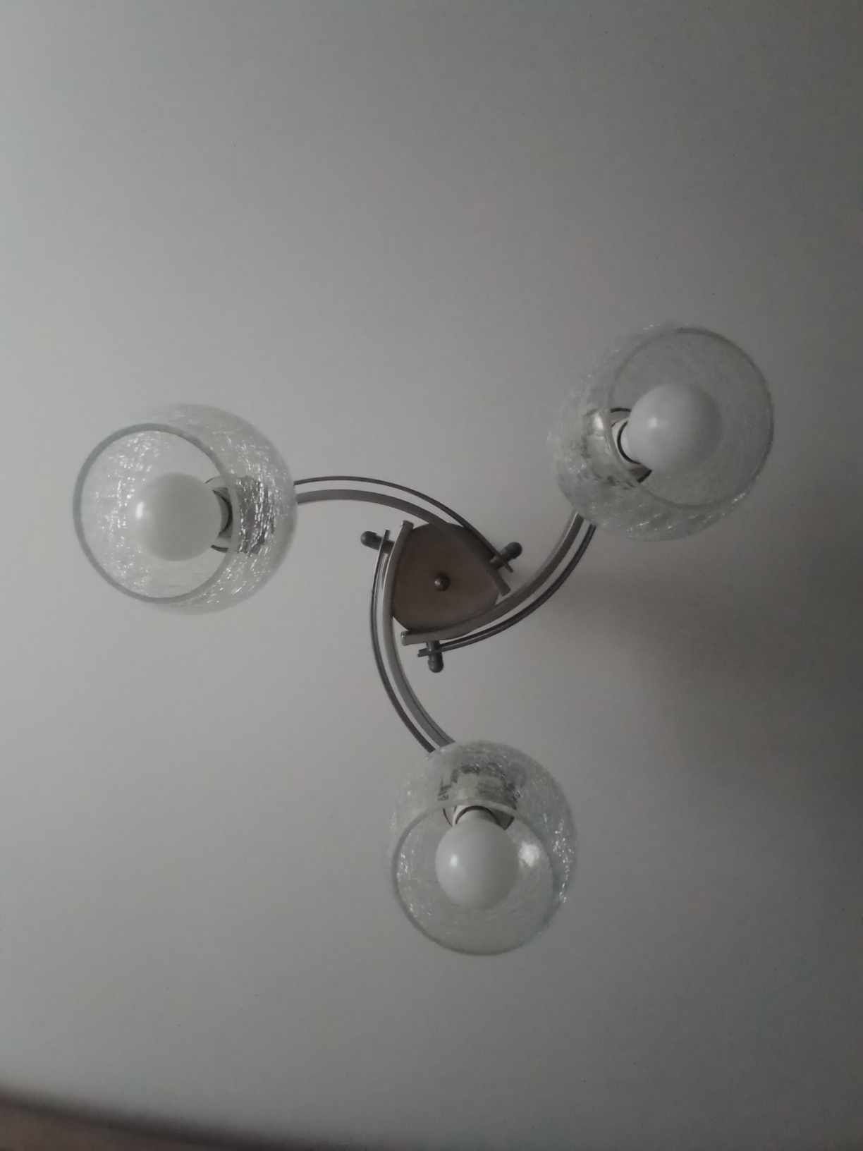 Lampa sufitowa szklane klosze